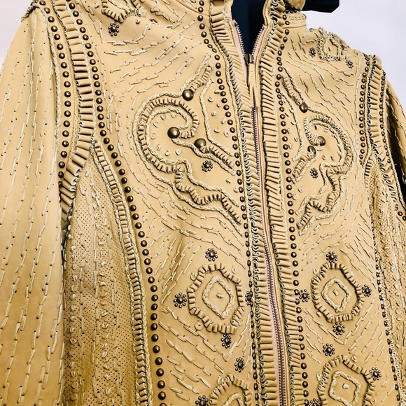 Double D Ranch Leather Jacket - Rare - Picture 15 of 16